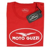 T-SHIRT FEMME MOTO GUZZI ROUGE ORIGINE PIAGGIO TAILLE S  -605792M02R-