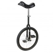 MONOCYCLE 20 NOIR MAT TIGE DE SELLE REGLABLE (ROUE ALU)