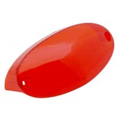 CABOCHON FEU ARRIERE SCOOT ADAPTABLE PEUGEOT 50 LUDIX ROUGE  -REPLAY-