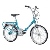 VELO PLIANT 20 CINZIA FIRENZE ACIER MONOVITESSE PLIANT BLEU TAILLE 38