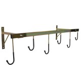SUPPORT VELO MURAL POUR 6 VELOS FIXATION SUR ROUE (126x45cm)