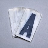 LETTRE PLAQUE PVC MOTO-SCOOTER 45mm A (VENDU PAR 50)
